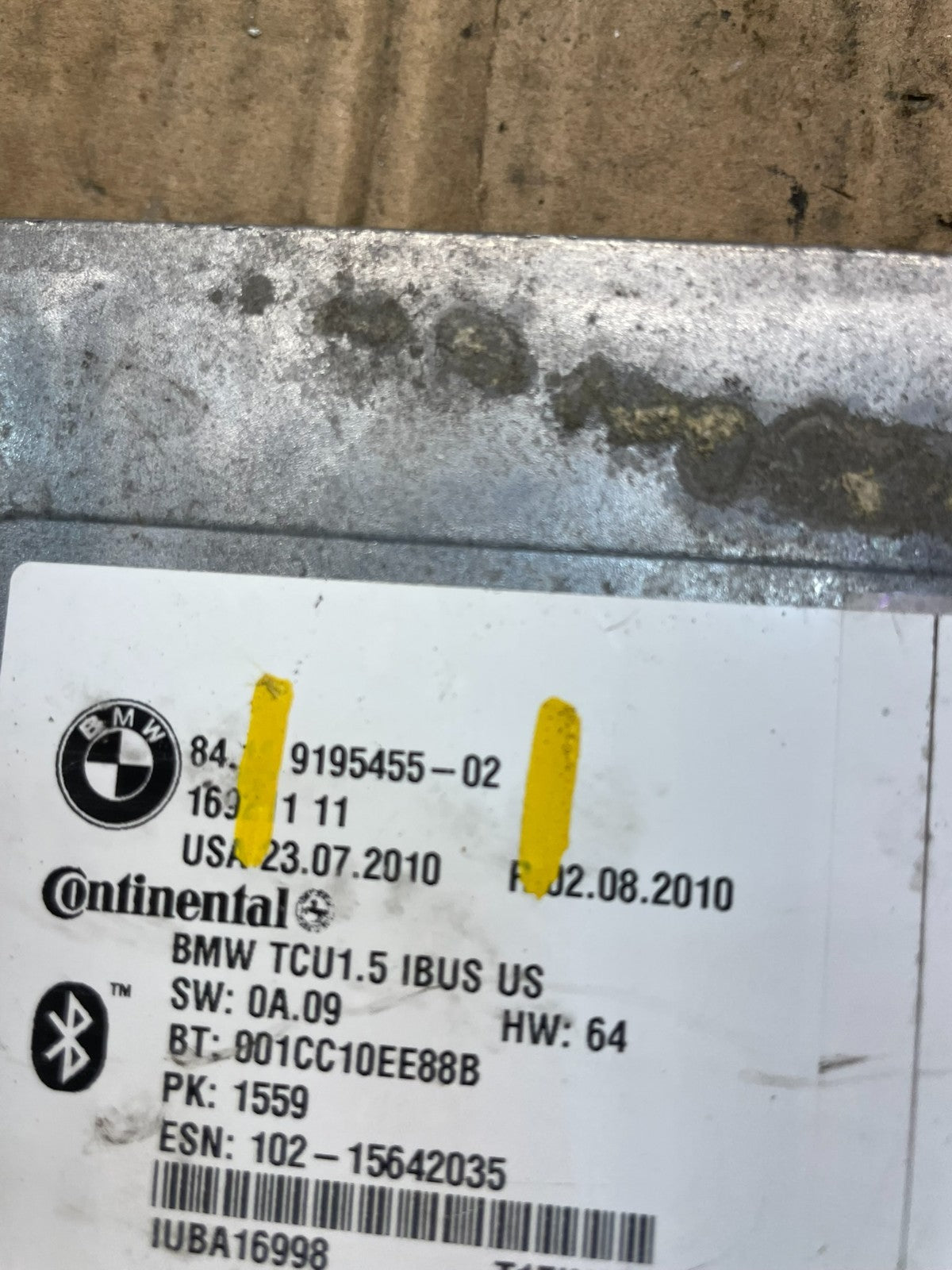2005 to 2010 Bmw Bluetooth  Control Module Computer Telematics OEM S4700 DG6