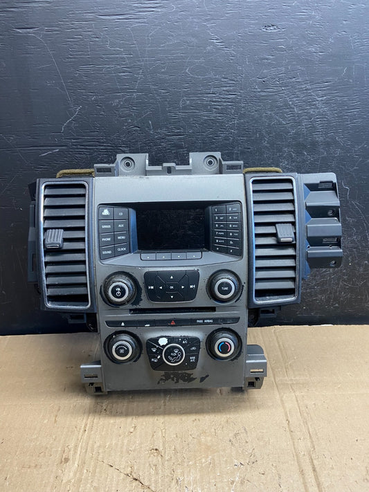 2010-2012 Ford Taurus Front Center Console Climate Radio Control Panel AE1970 DG0