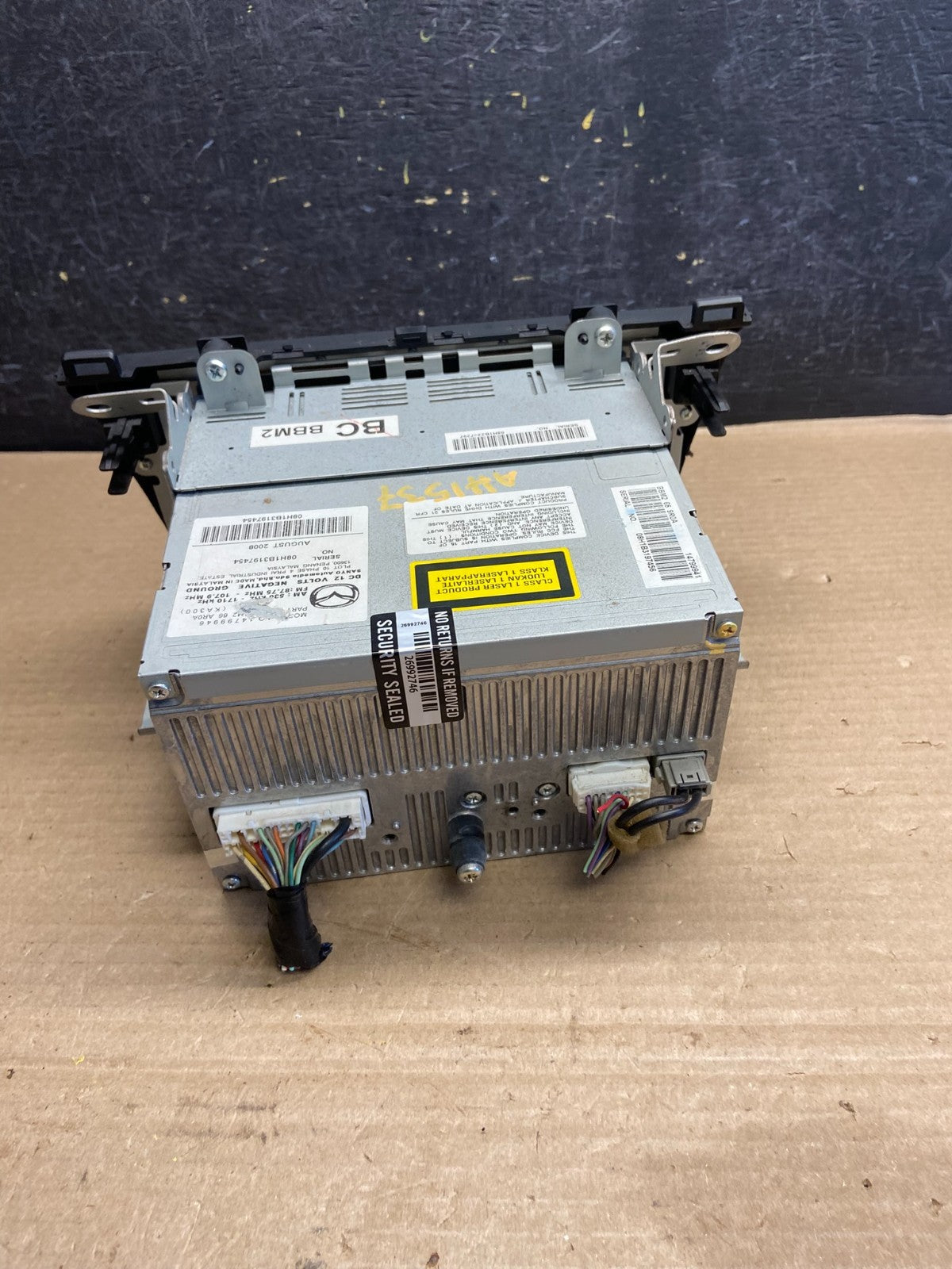 2010 to 2011 Mazda 3 Radio Cd Player BBM266AR0A AH1537 PS4