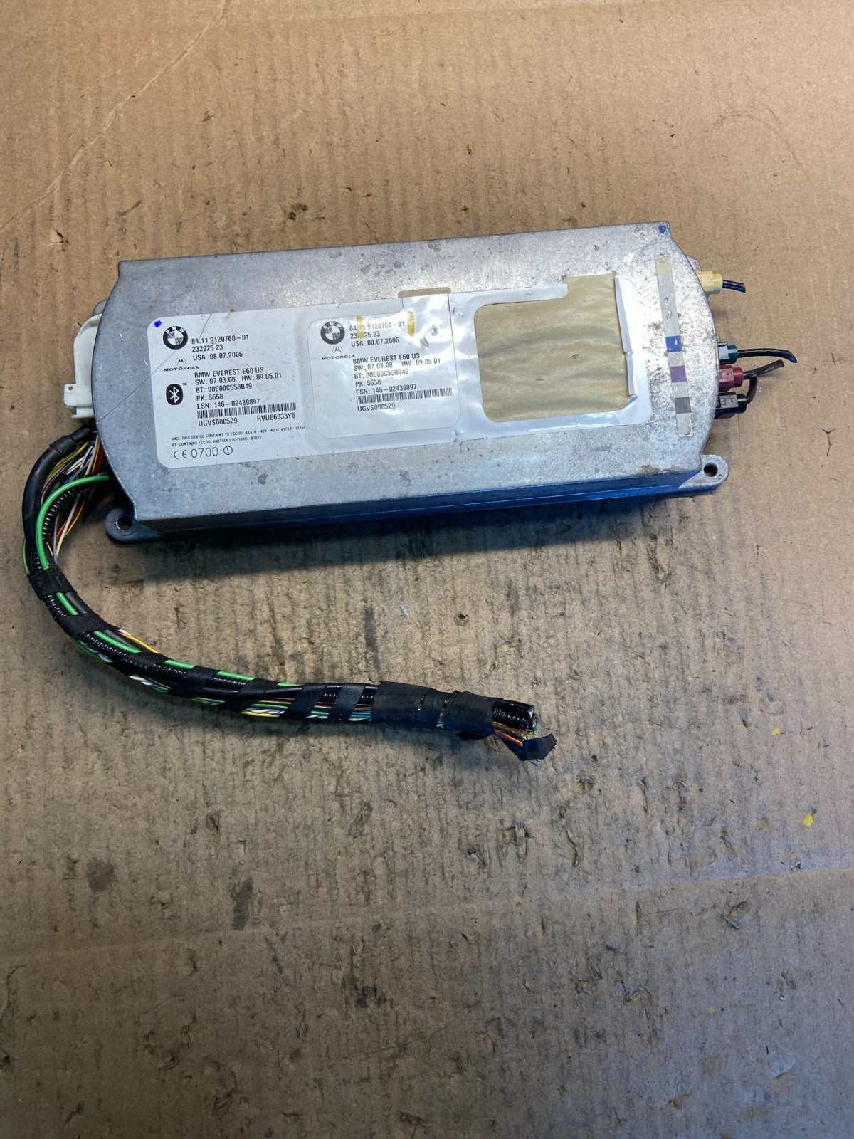 2007 to 2013 Bmw Bluetooth  Control Module Computer Telematics OEM z0750 DG0