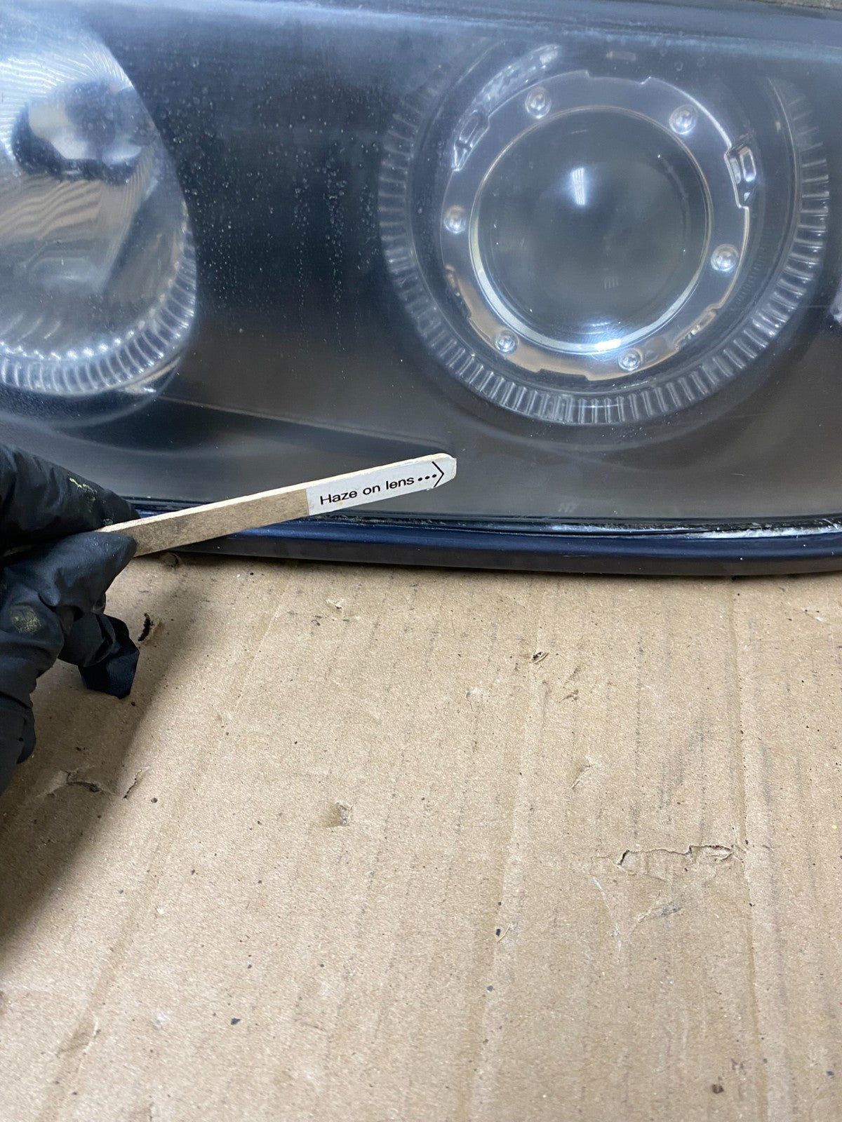 2001-2003 BMW E39 5 Series Headlight Left Driver LH Side Angel AC0228 DG6