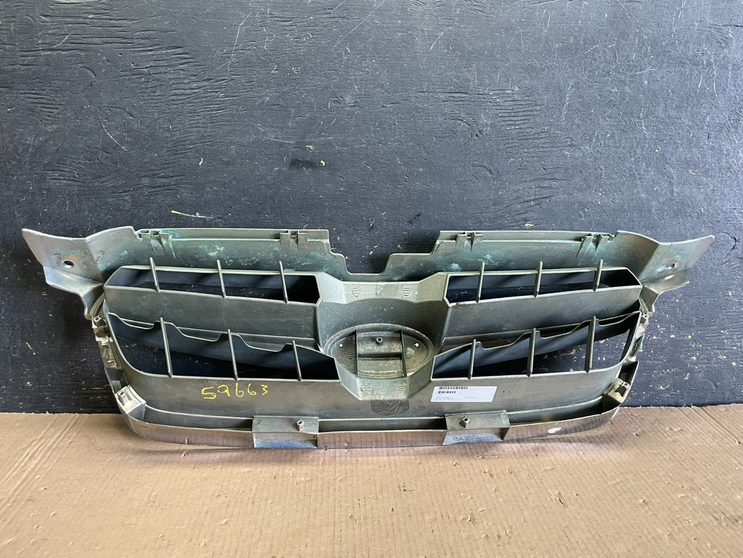 2008 to 2009 Subaru Legacy Front Upper Grille Grill Aftermarket aa2214 DG7