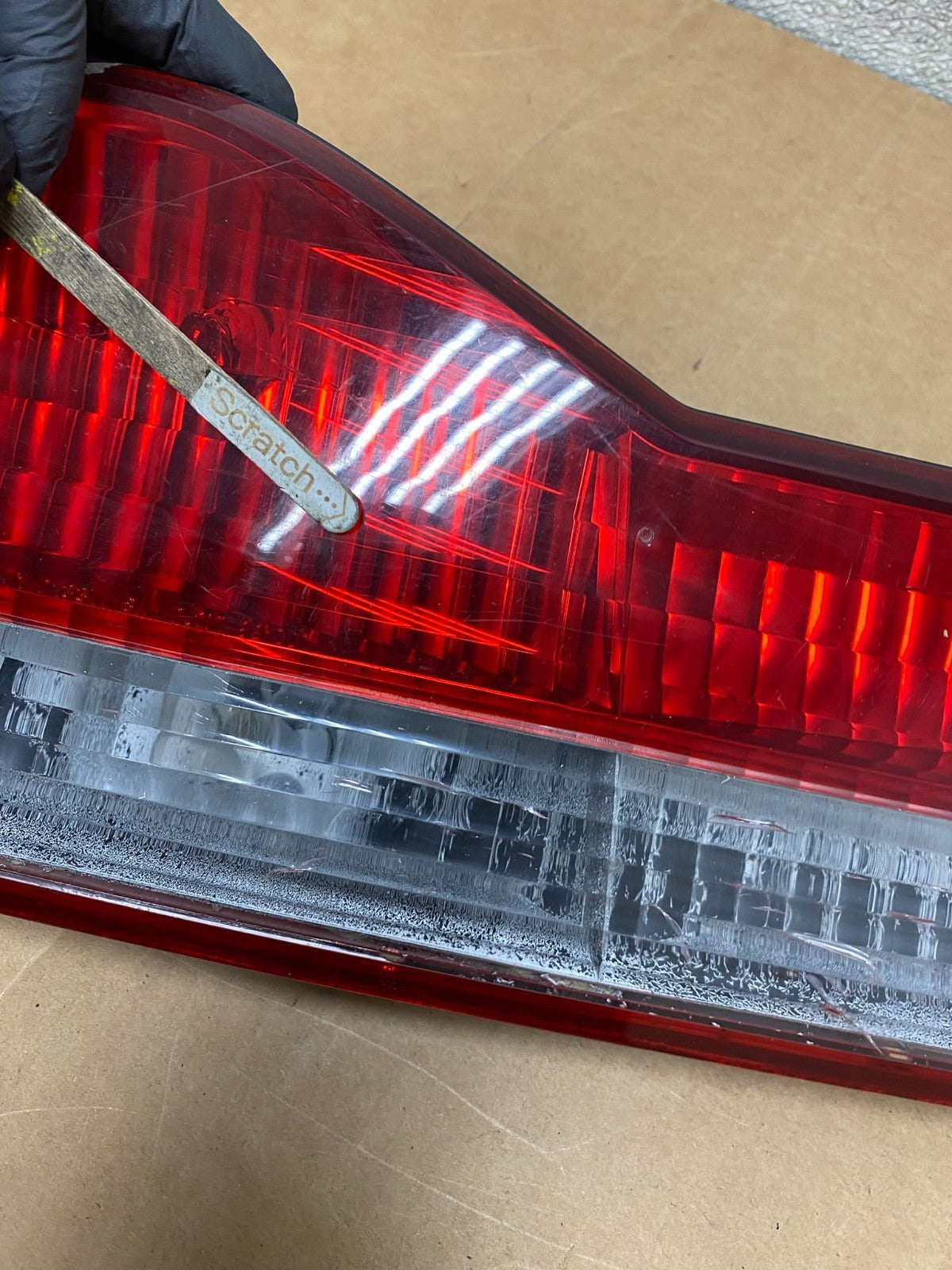 2001 to 2002 Honda Accord Left Driver LH Side Inner Tail Light OEM X2722 DW4
