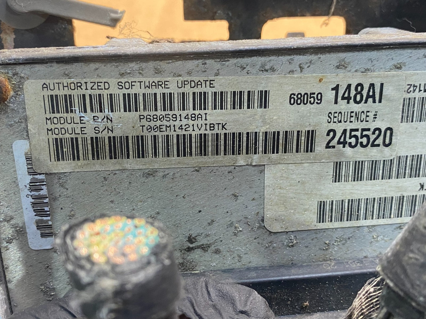 2011 Jeep Grand Cherokee 3.6L ECM ECU Engine Control Computer Modul AD7452 DG2