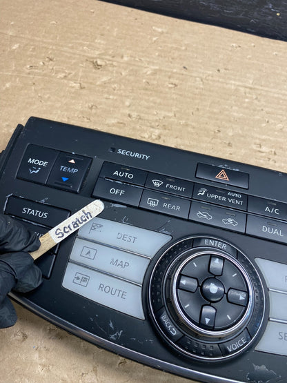 2007 Infiniti M35 Navigation Radio Climate Control 28395eh100 AG8432 DG2