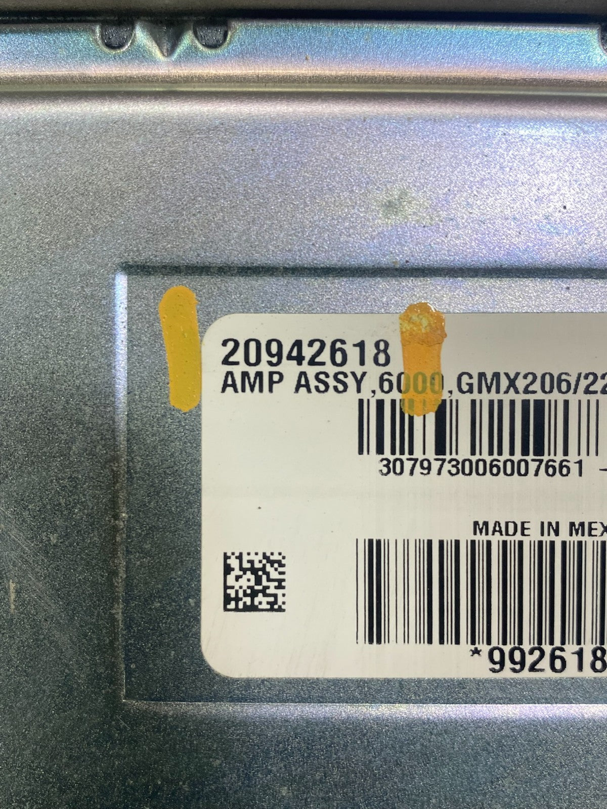 2008 to 2013 Cadillac CTS Stereo Audio Amplifier 20942618 ac4501 DG2