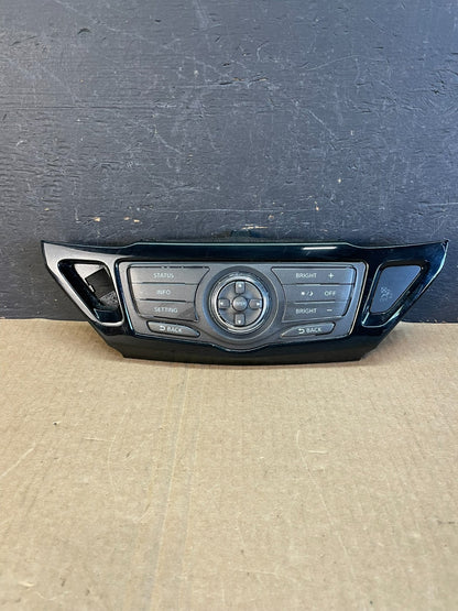 2013 to 2015 Nissan Pathfinder Information Display Control AF3646 DW0