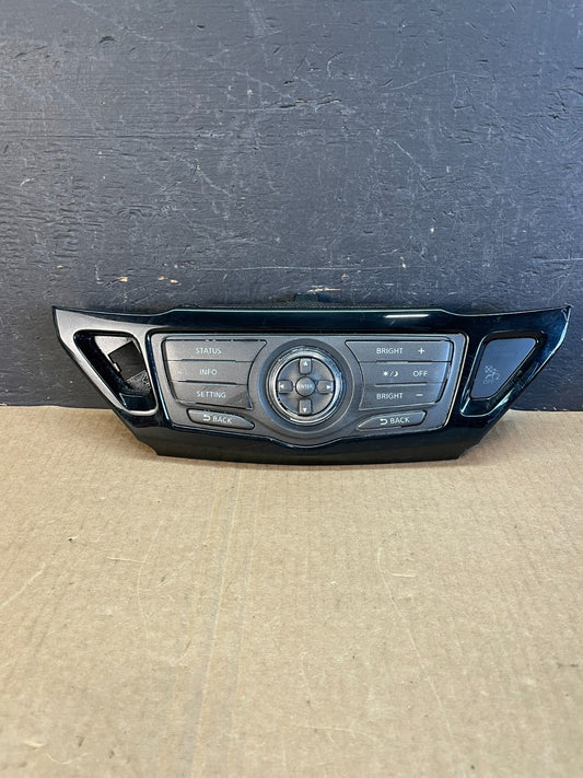 2013 to 2015 Nissan Pathfinder Information Display Control AF3646 DW0