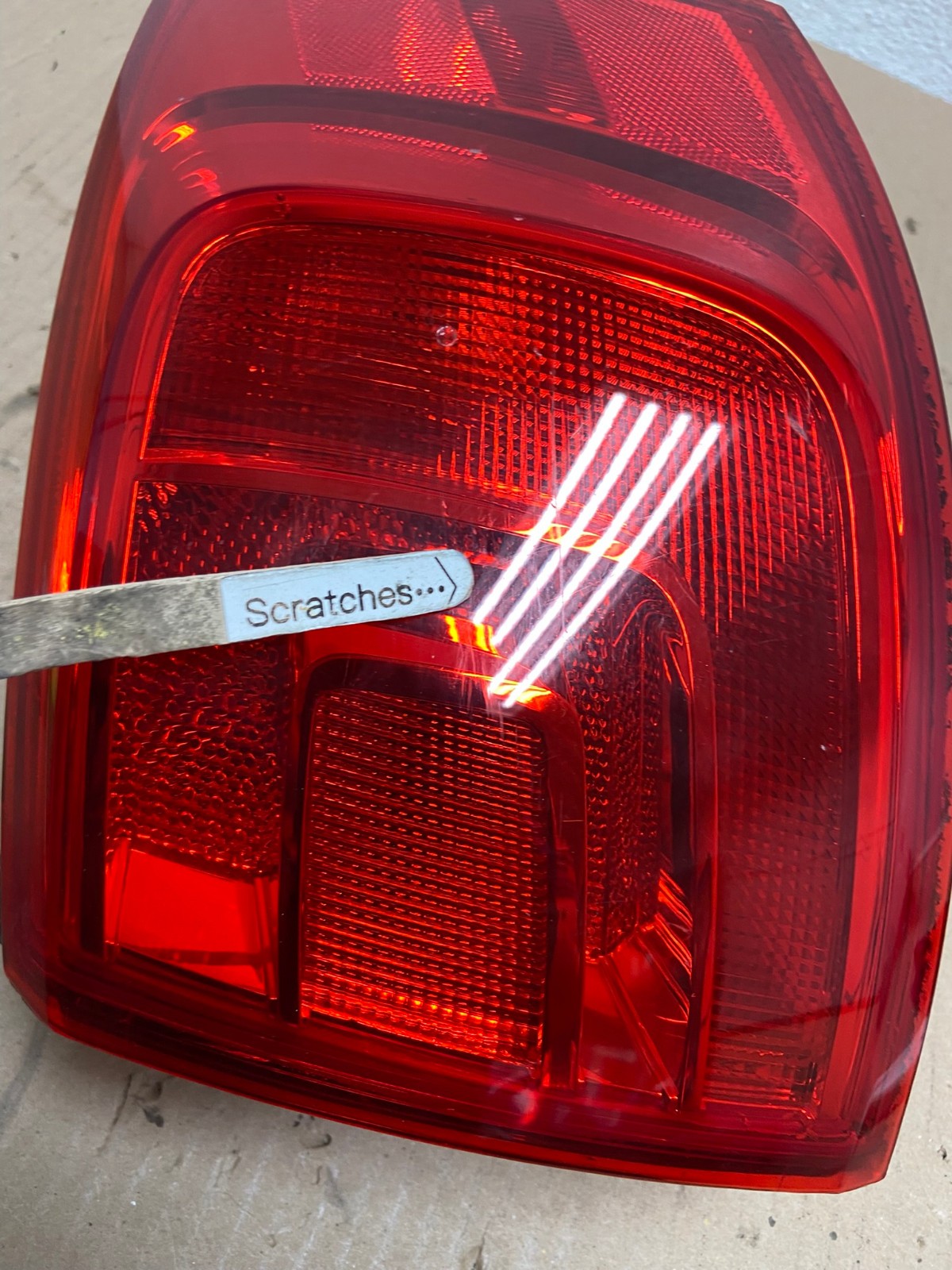 2011 to 2014 Volkswagen Jetta Right Passenger Rh Side Tail Light AE8744 LK3