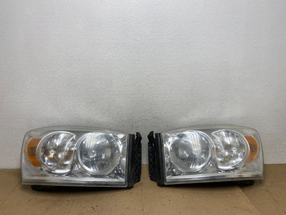 2006 to 2008 Dodge Ram Left+Right Side Set Halogen Headlights AE9230 DW0