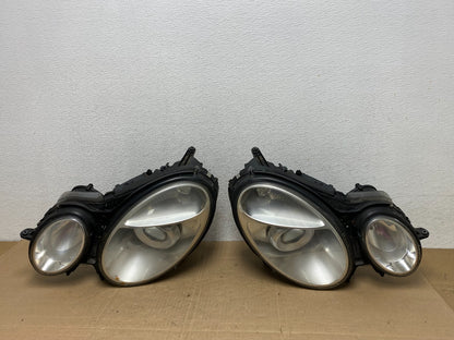 2003-2006 Mercedes E E320 E350 Left+Right Side Halogen Headlights AE5017 DW0