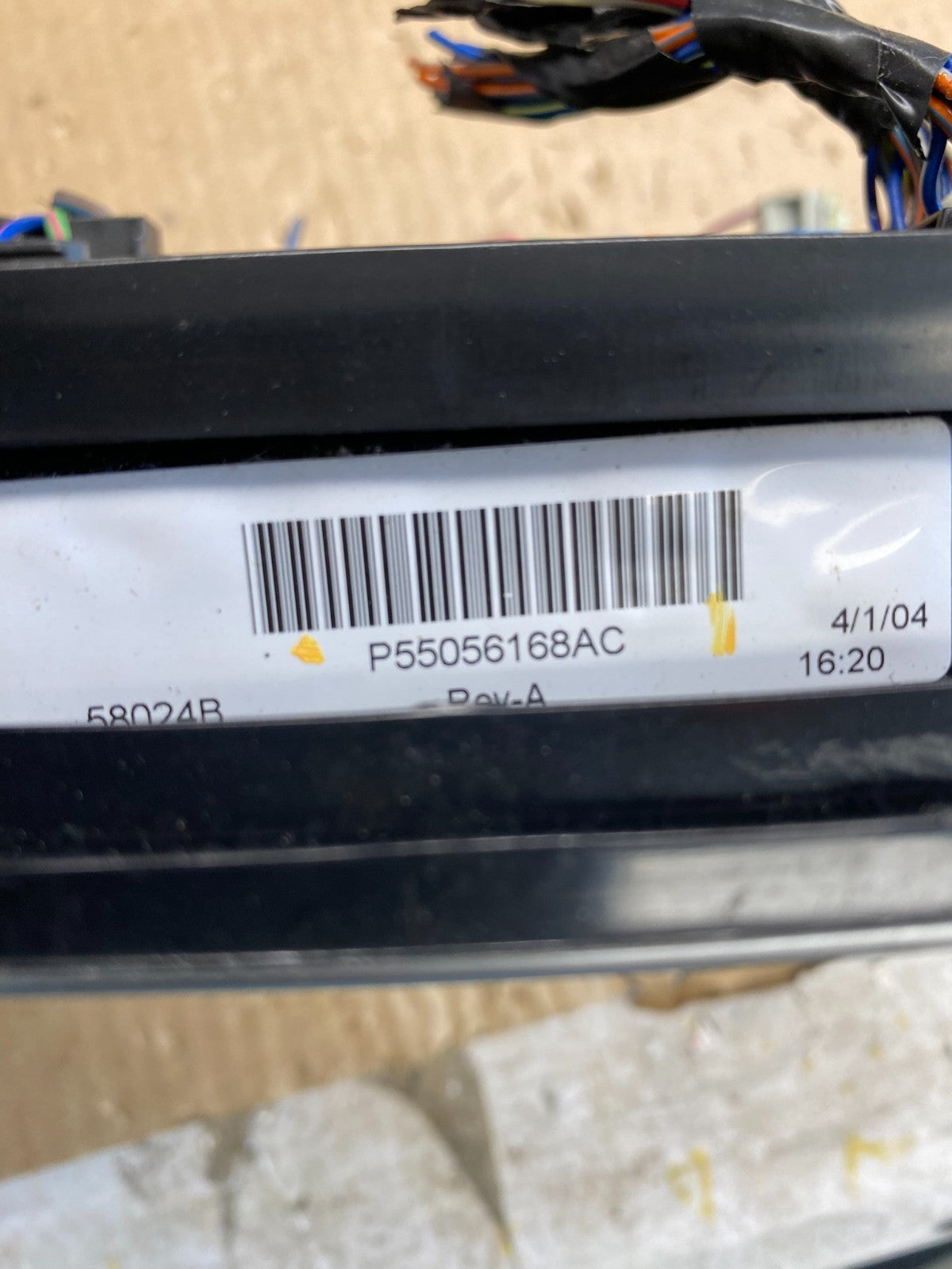 2005-2009 Dodge Durango Heat AC Climate Temperature Control Radio Bezel ac67215