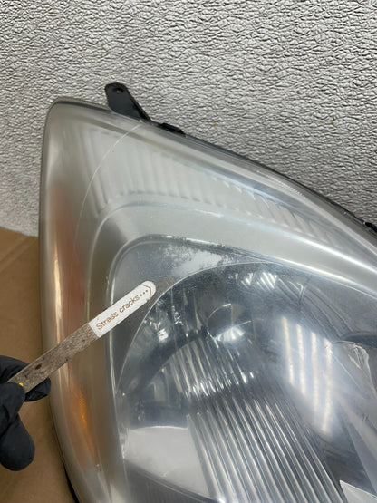 2004 2005 Toyota Sienna Driver Left+Right Set Side Halogen Headlights V5037 DW4