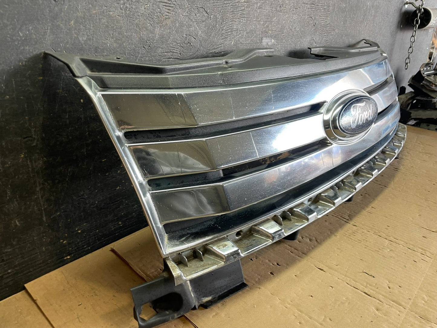 2007 2008 2009 2010 Ford Edge Front Upper Chrome Grill Grille Oem aa8929 DG2