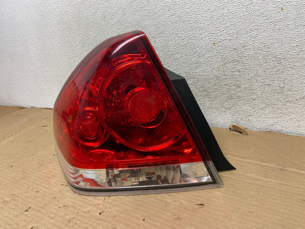 2006 to 2012 Chevrolet Impala Left Driver Lh Side Tail Light AG8193 LK2