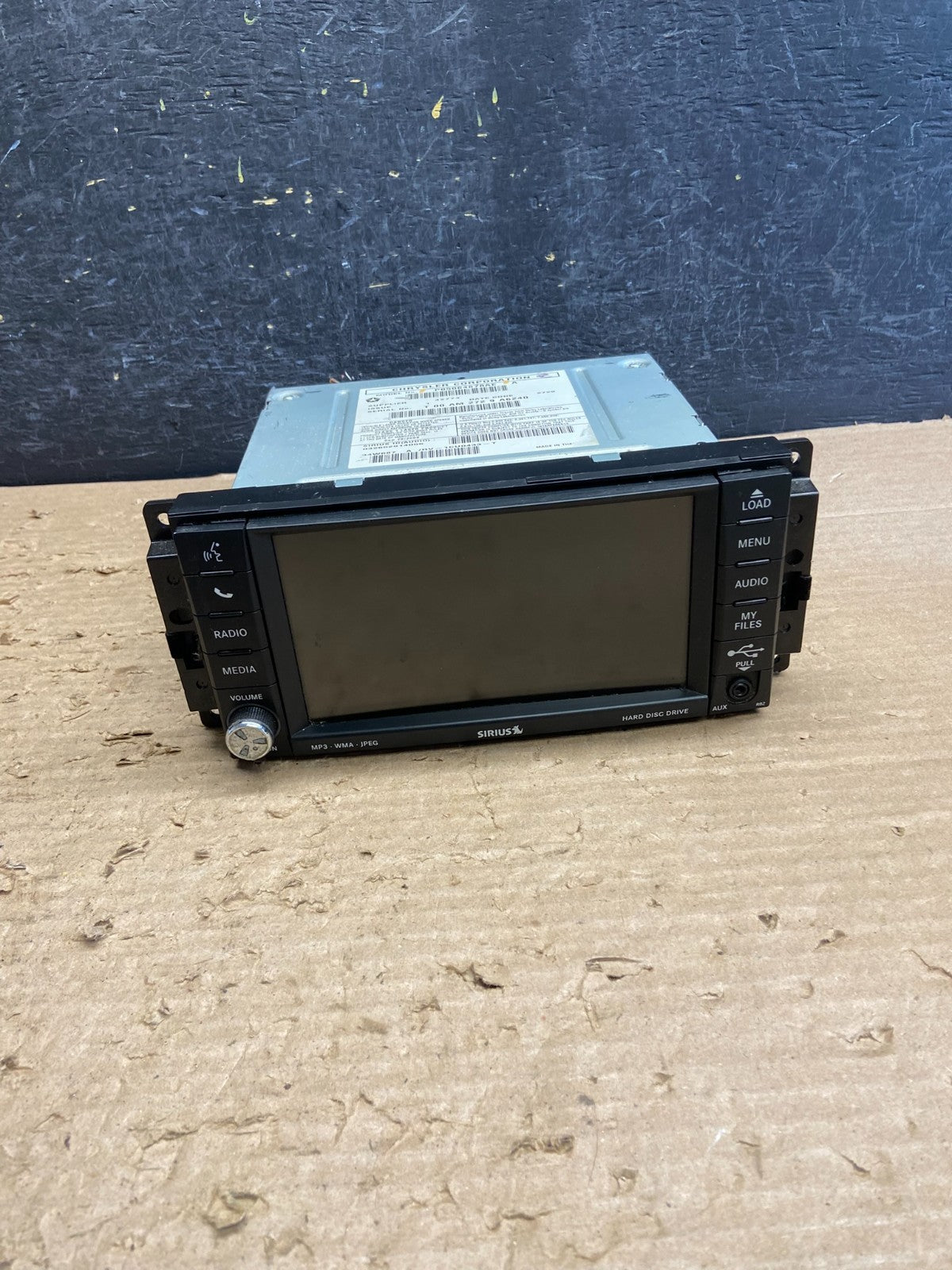 2008 2013 Jeep Dodge Chrysler Screen Display CD Player Satellite Radio ag8726 DG0