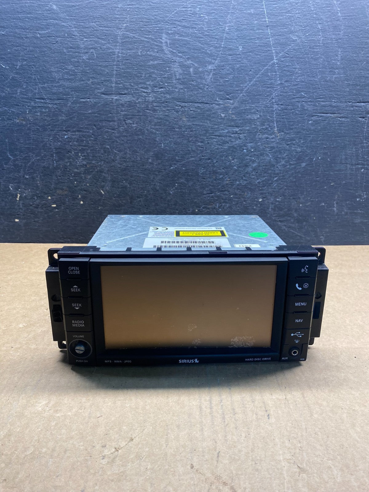 2009 2014 Jeep Dodge Chrysler Screen Display CD Player Satellite Radio AG7363 DG0