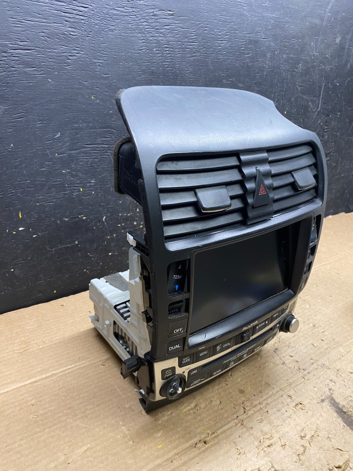2006 2008 Acura TL Screen Display Navigation Radio Climate Control OEM W9760 DG2