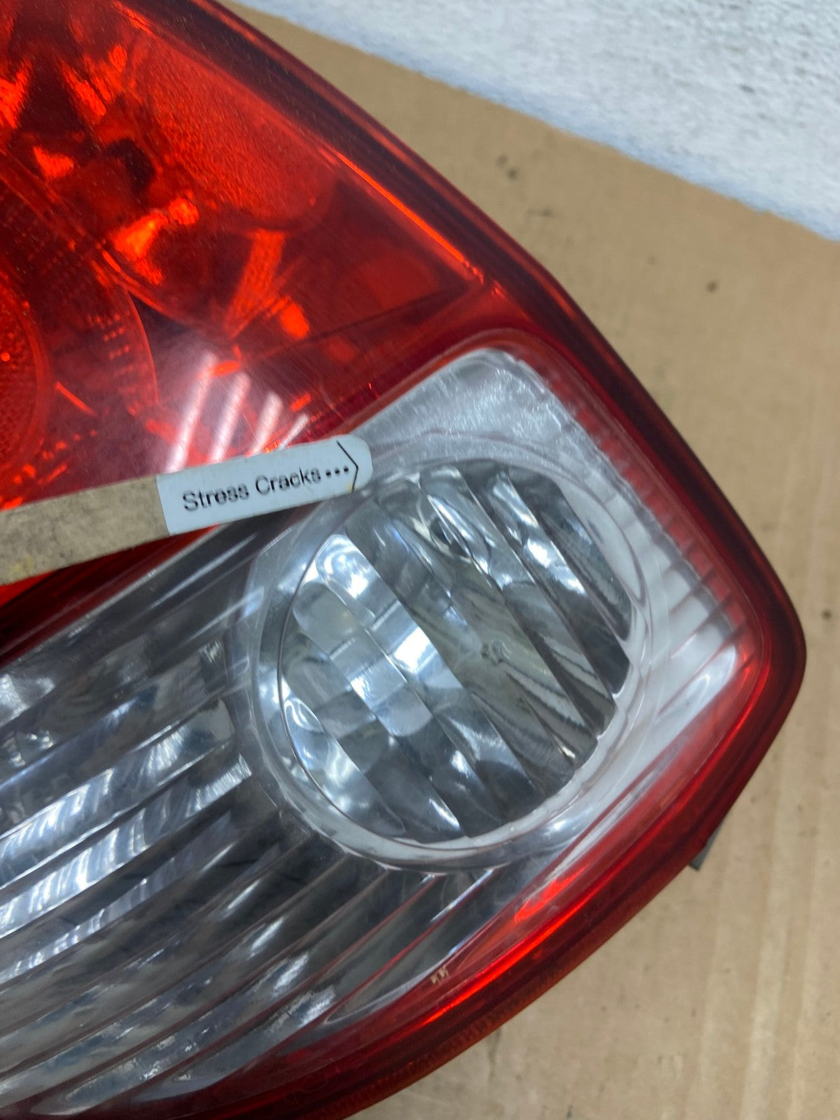 2003-2004 Toyota Matrix Left Driver LH Side Tail Light AD2782 LK4