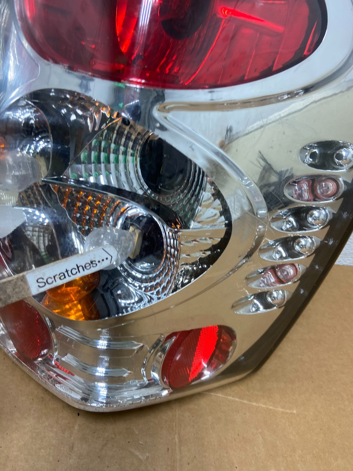 1999-2004 Jeep Grand Cherokee Left + Right Set Chrome Tail Lights AD8971 DG4