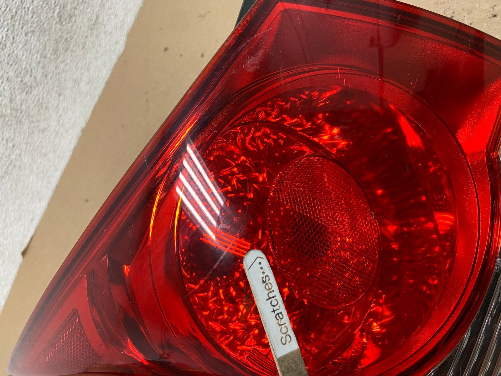 2011 2012 2013 2014 Chevrolet Cruze Left Driver LH Side Tail Light AG4285 LK3