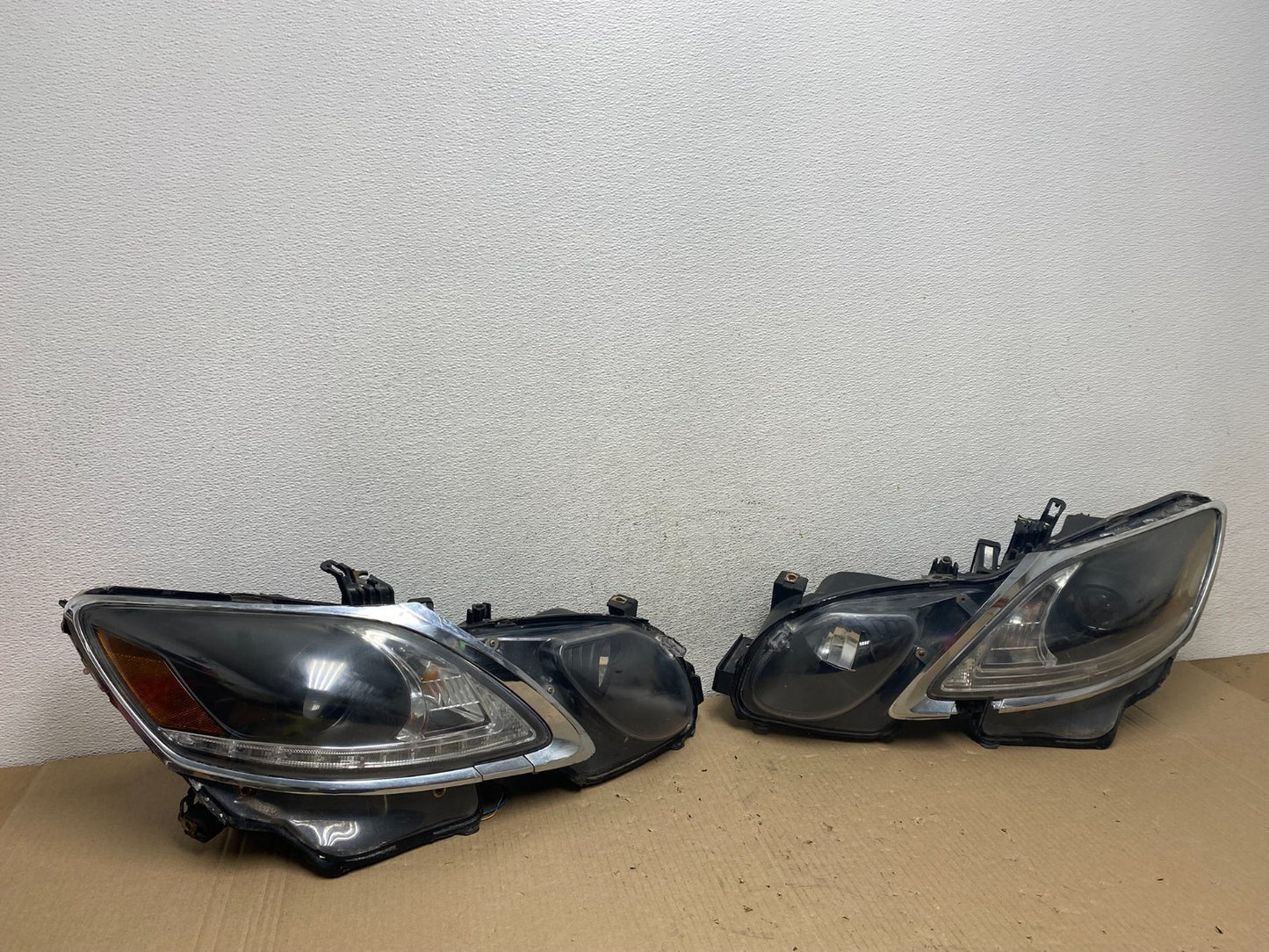 2006 - 2011 Lexus GS430 GS350 Left+Right Set Xenon Hid Black Headlight AE9580 DG2