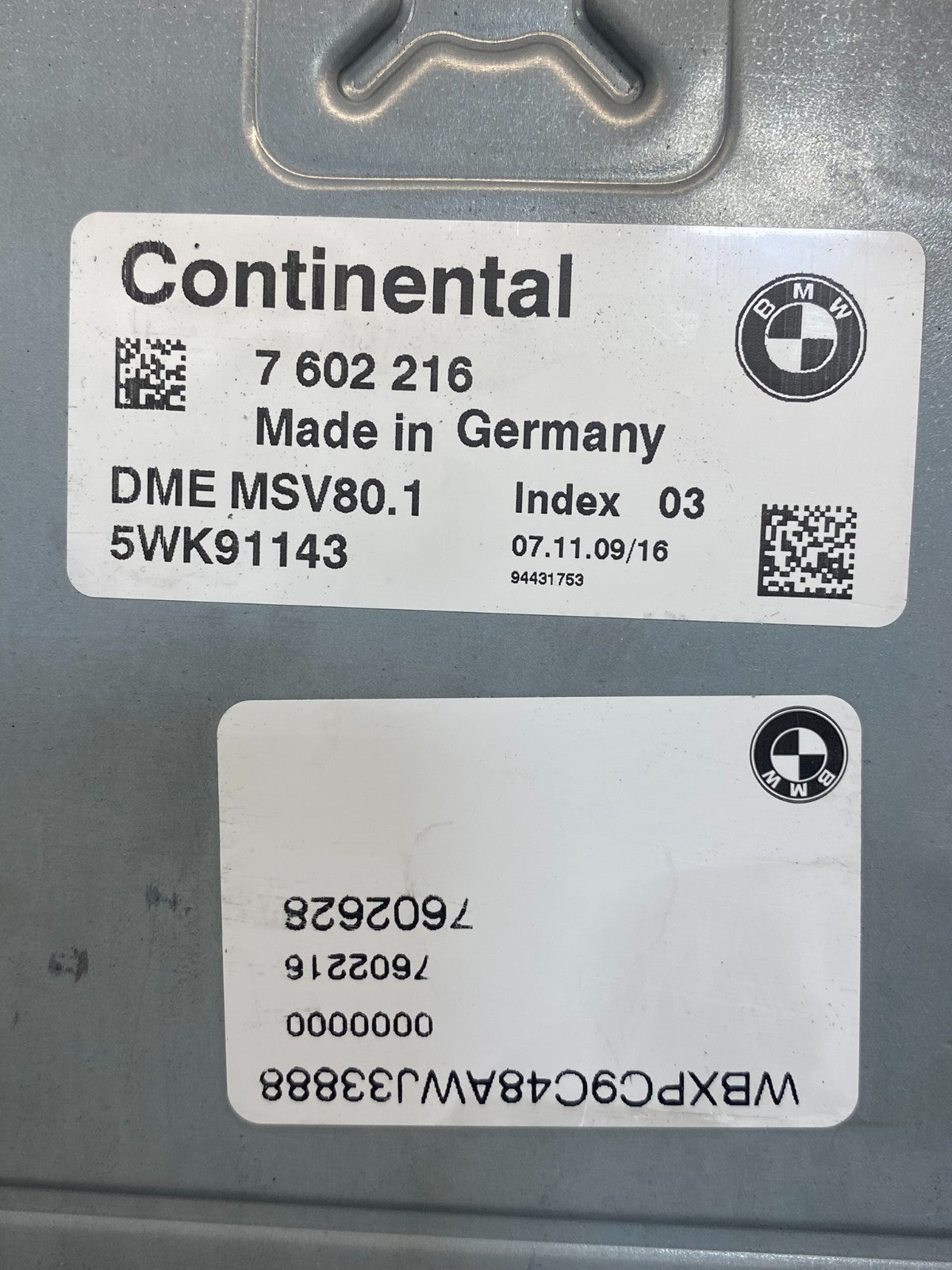 2007 - 2011 BMW 328i 528i E90 ECM ECU Engine Computer 7602220 ah4924 DG2