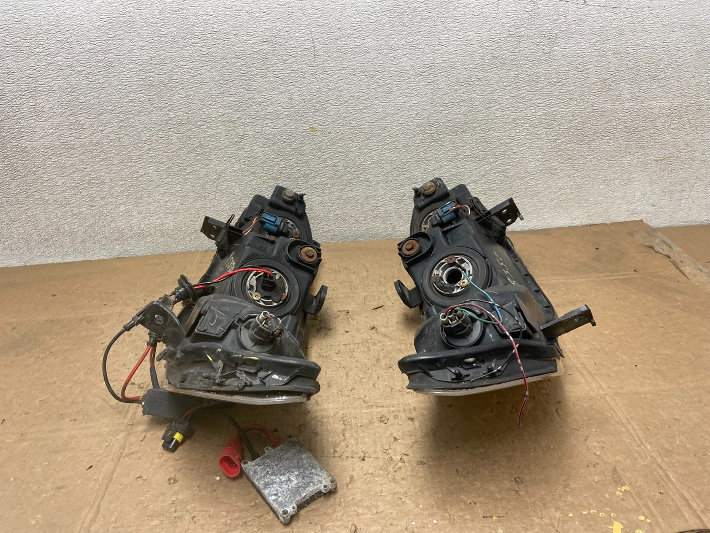 1998 to 2002 Honda Accord Left+Right Set Side Headlights Y8350 DW10
