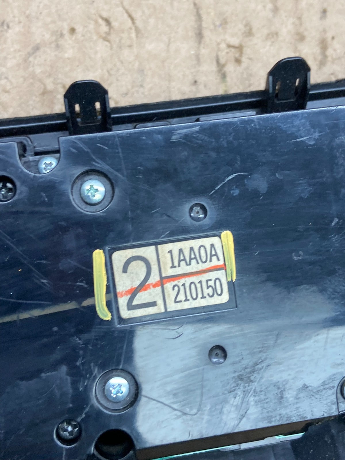 2009-2014 Nissan Murano AM FM Radio CD Control Panel Y5379 DG5