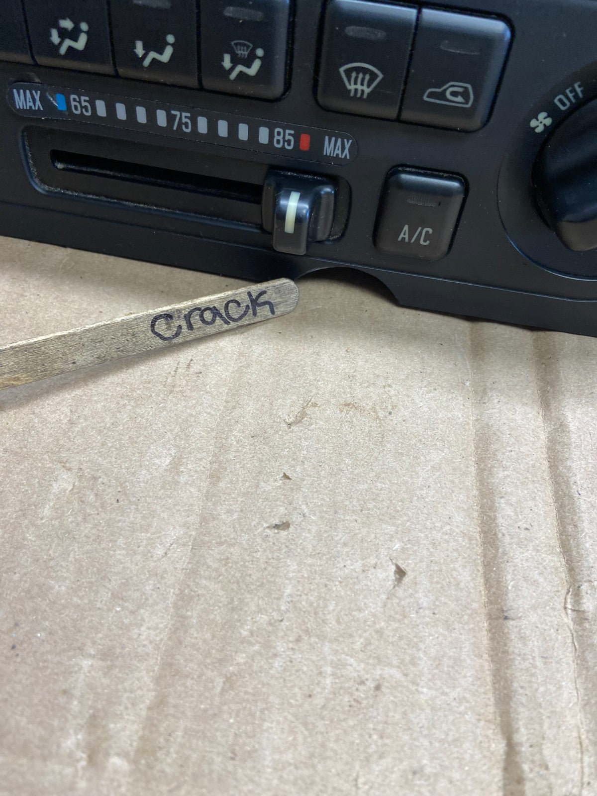 2000 to 2001 Isuzu Trooper Hvac Climate Control Heater A/C ad7110 DG1