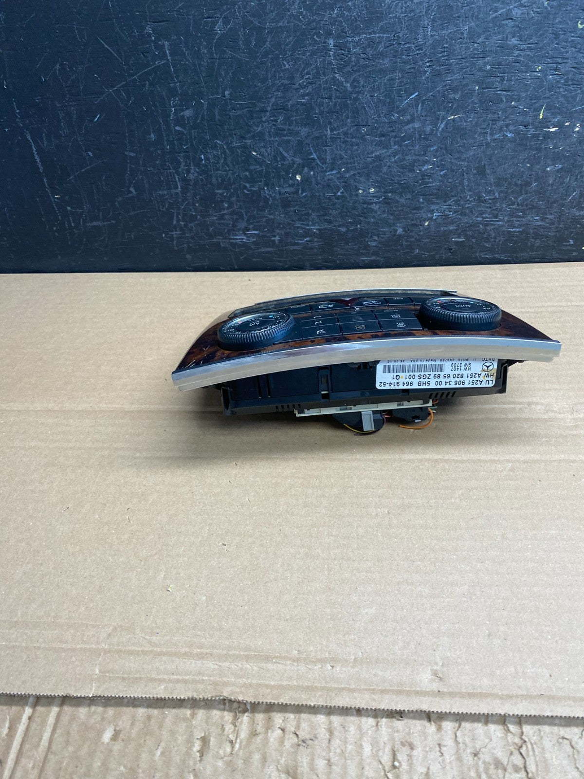 2007-2012 Mercedes X164 GL350 GL450 Climate Control Bezel Wood Switch af6559 DG2
