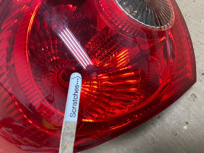 2006 - 2008 Toyota Corolla Right Passenger RH Side Tail light AC1043 LK3