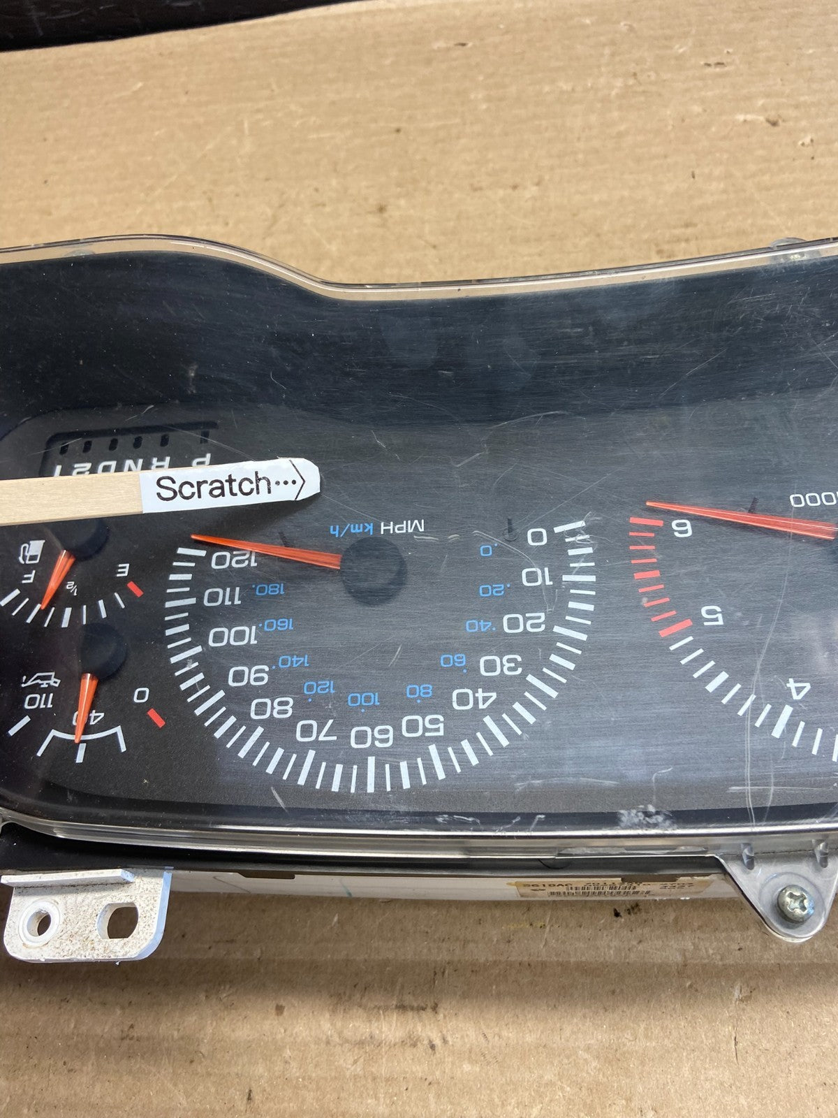 1998 2001 Dodge Ram 1500 Instrument Speedometer Gauge Cluster ah1486 DG3