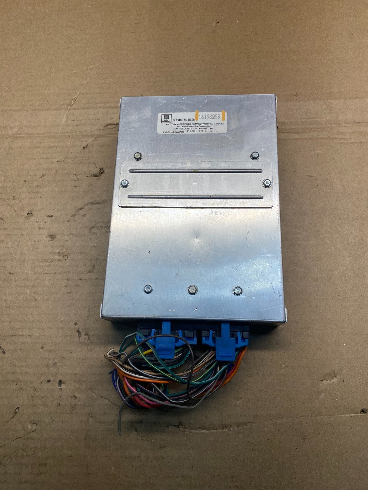 1986 1989 Chevrolet Corvette 5.7L Engine Control Module ECM ECU AC4421 DG1