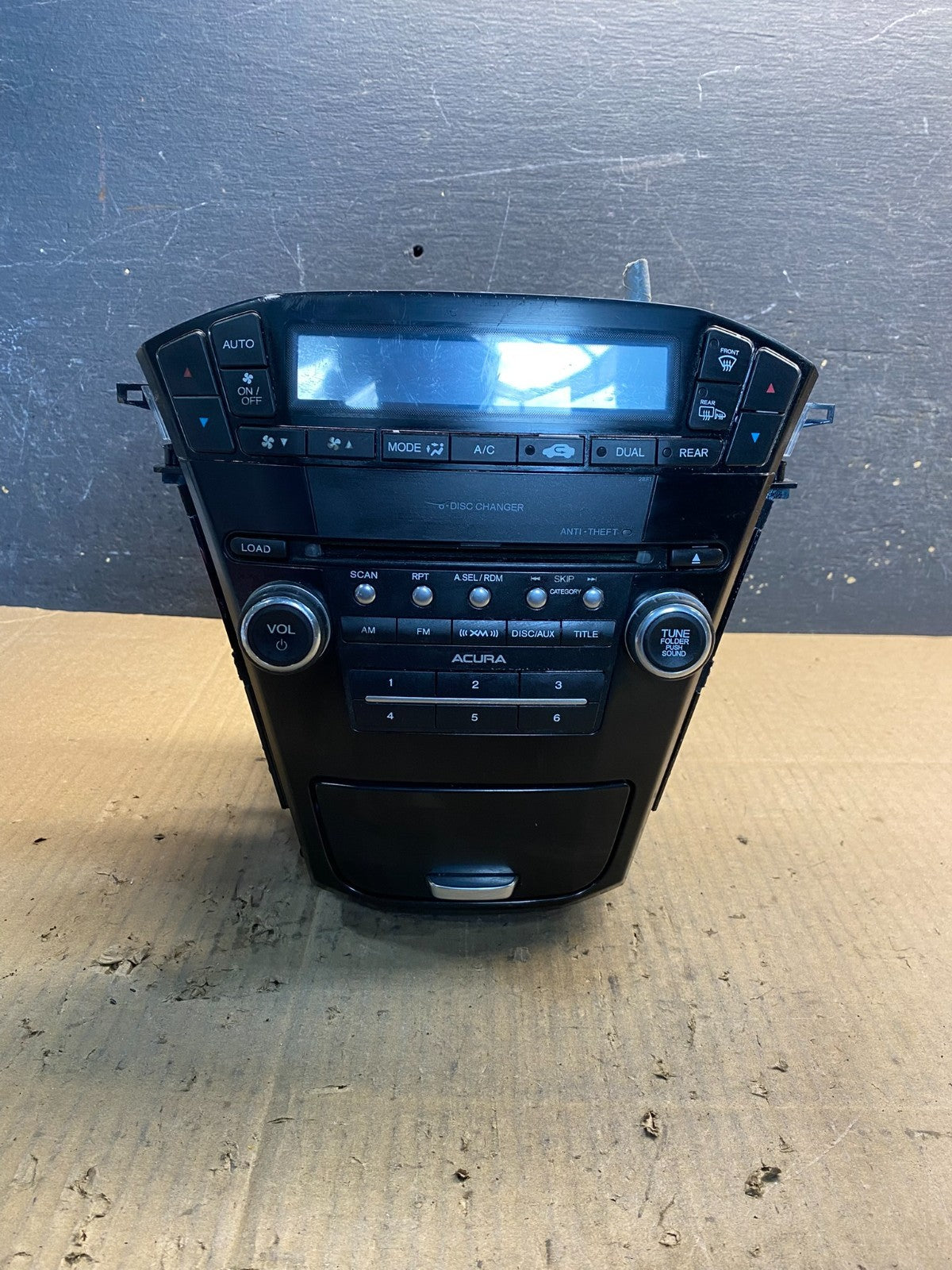 2010 to 2013 Acura Mdx Radio Stereo 6 CD Player Climate Control Pan OE ab0307 DG0