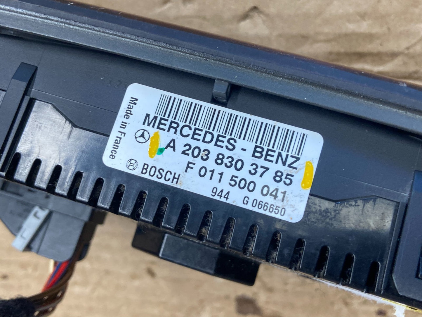 2005-2009 Mercedes W203 C230 C240 A/C Heater Climate Control Trim AE4036 DG7
