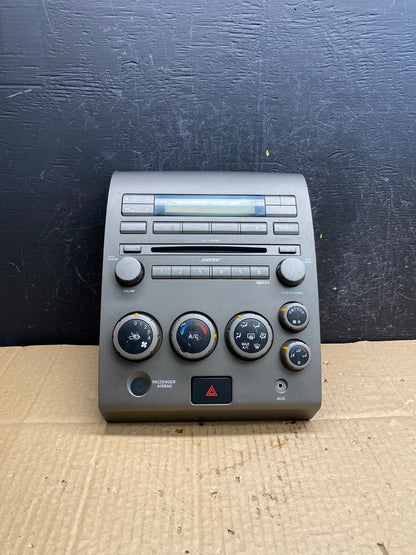 2004 to 2007 Nissan Armada Radio CD Player A/C Climate Control ac9502 DG0
