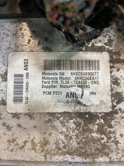 2006 Ford Van E150 E250 4.6L Engine Control Module  ECU 7l3a-12a650-en ac0621 DG2