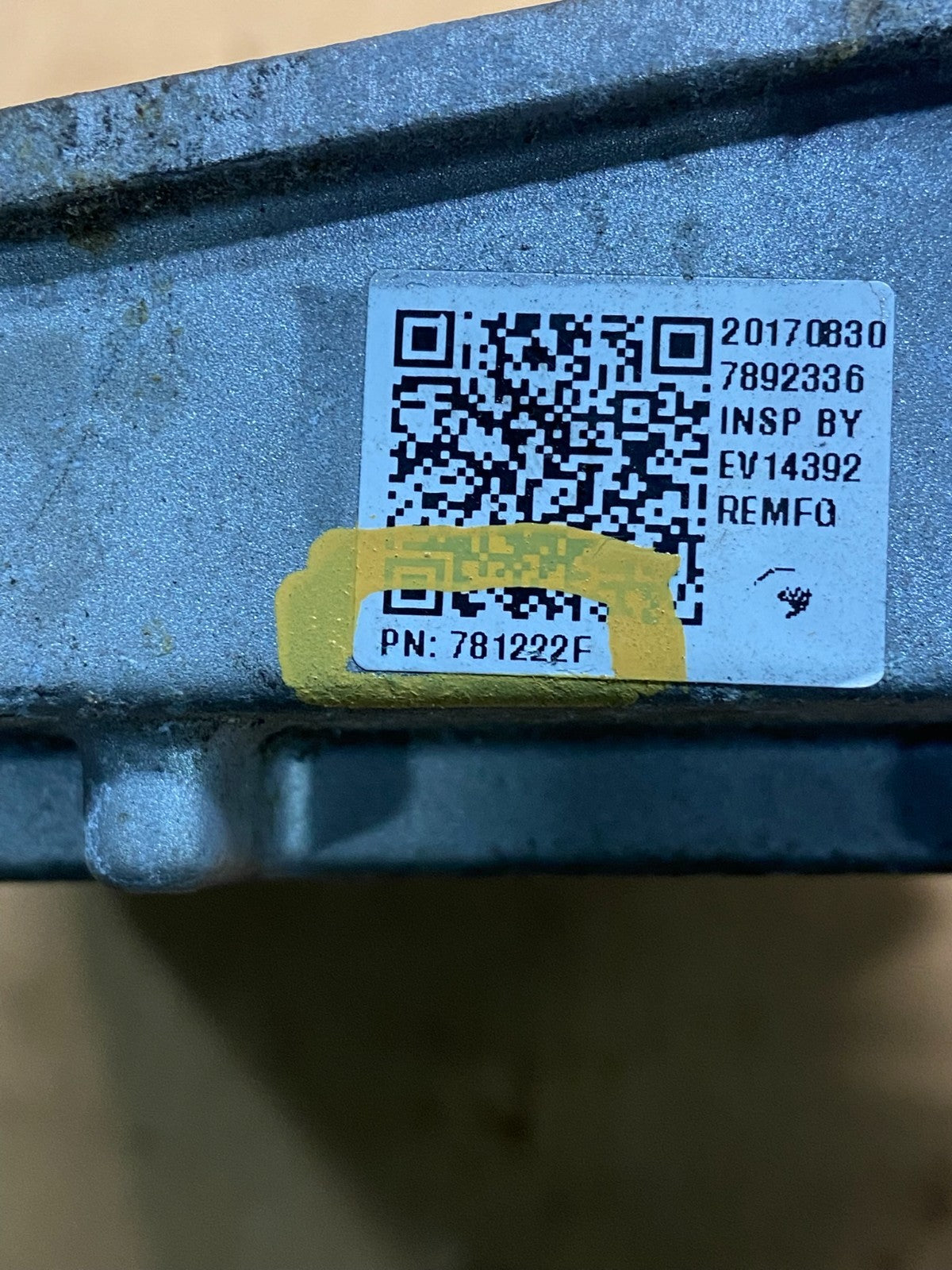 A1 Cardone Engine Control Module PN 781222f AC69862