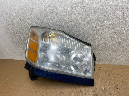2004 to 2007 Nissan Armada Right Passenger RH Side Headlight W7747 DW1