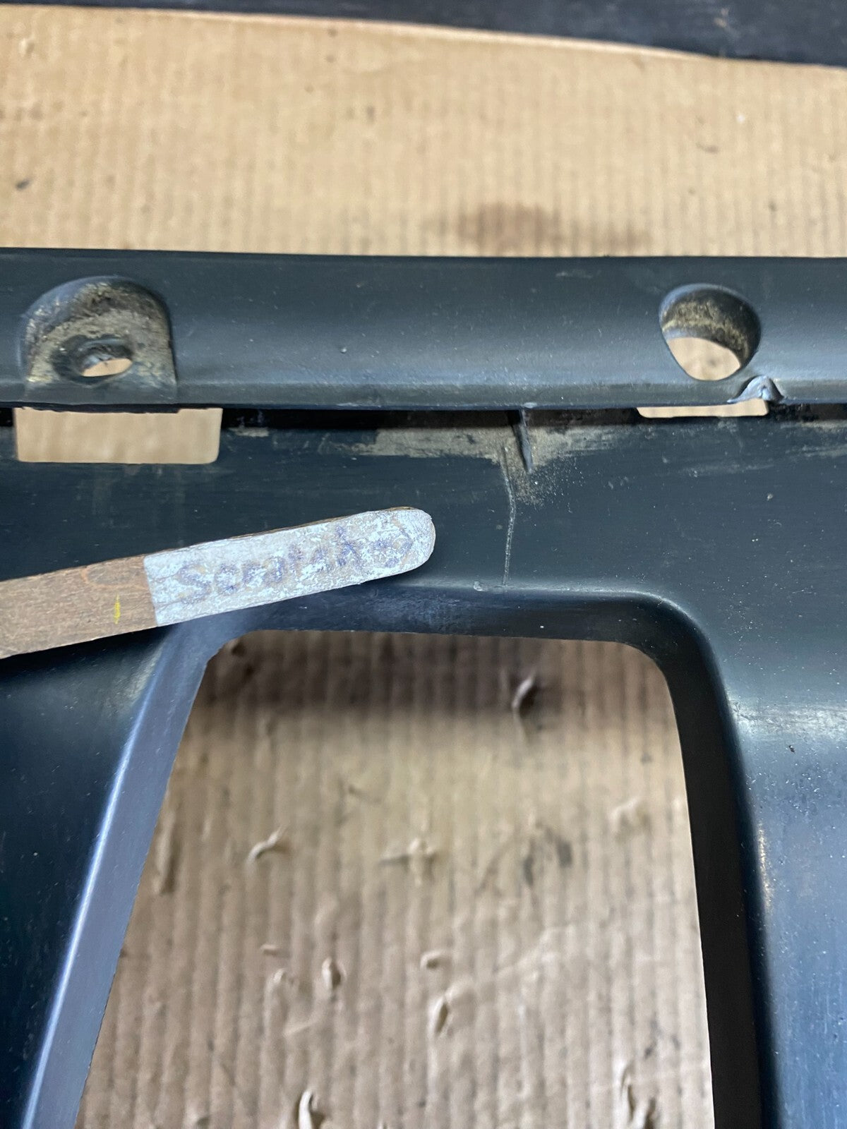 2008 to 2010 Porsche Cayenne Front Under Bumper Garnish 7L5853915 N8947 DG3