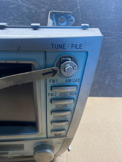 2007 to 2009 Toyota Camry Radio CD Player Climate Control Bezel ah1745 DG2