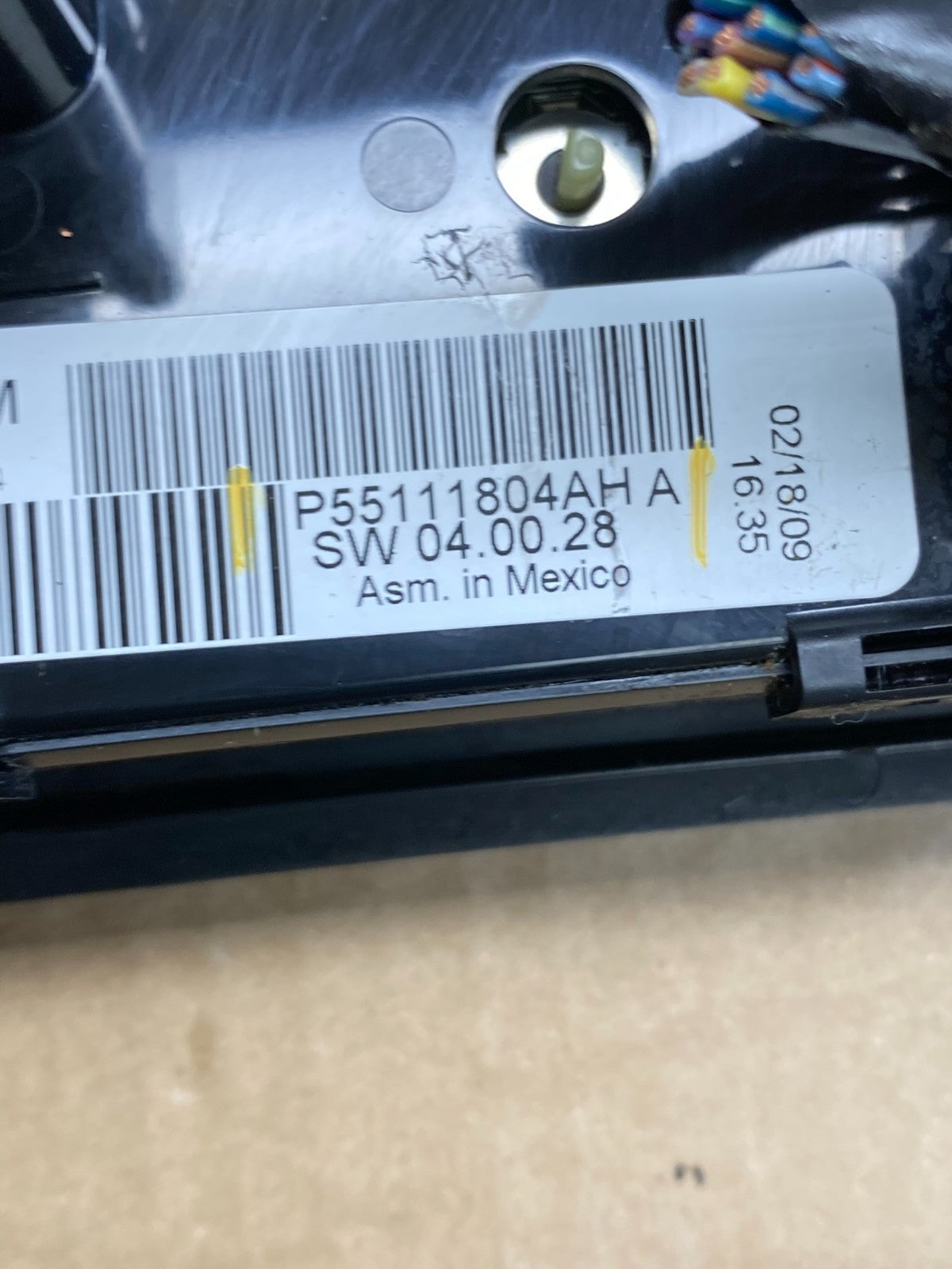 2008-2010 Dodge Grand Caravan A/C Climate Control Unit Bezel Trim ac9287 DG7