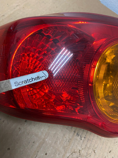 2009 to 2010 Toyota Corolla Left Driver Lh Side Tail Light AD1038 LK3