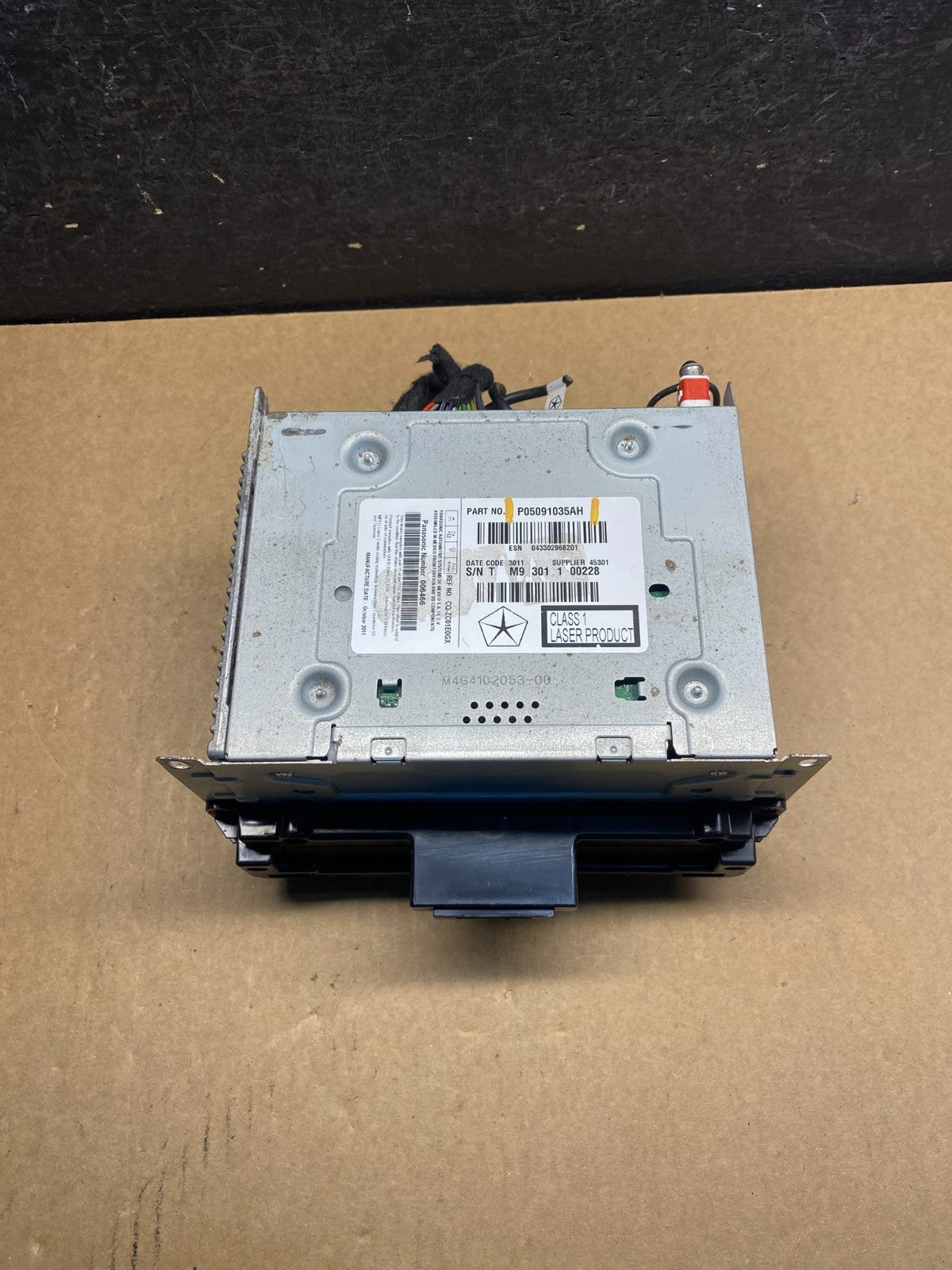2011 - 2013 Dodge Journey Radio Info Media CD Player Unit AG6027 DG3
