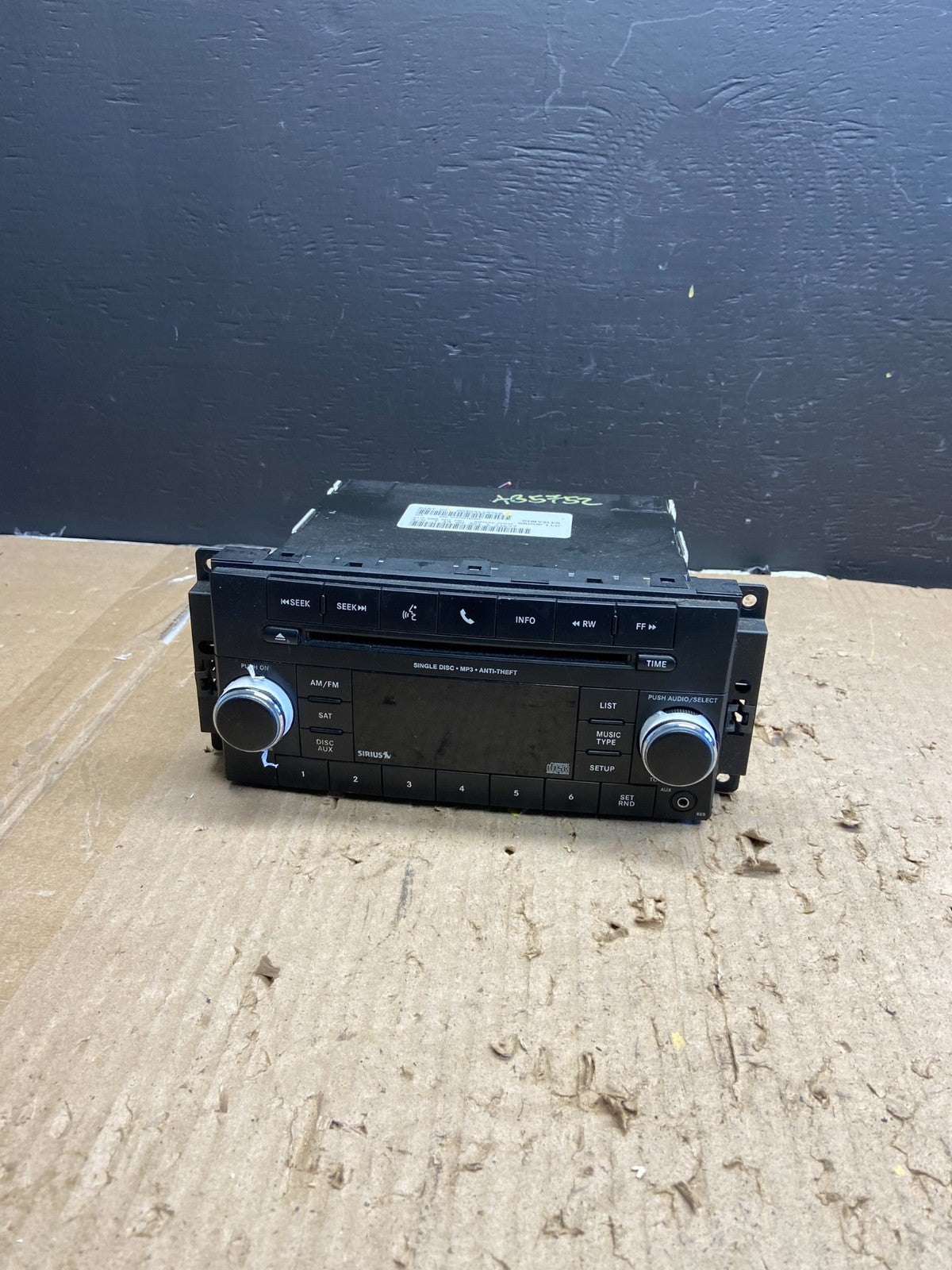2005-2009 Chrysler Dodge Jeep Ram Radio CD MP3 AUX Receiver AB5752 DG0