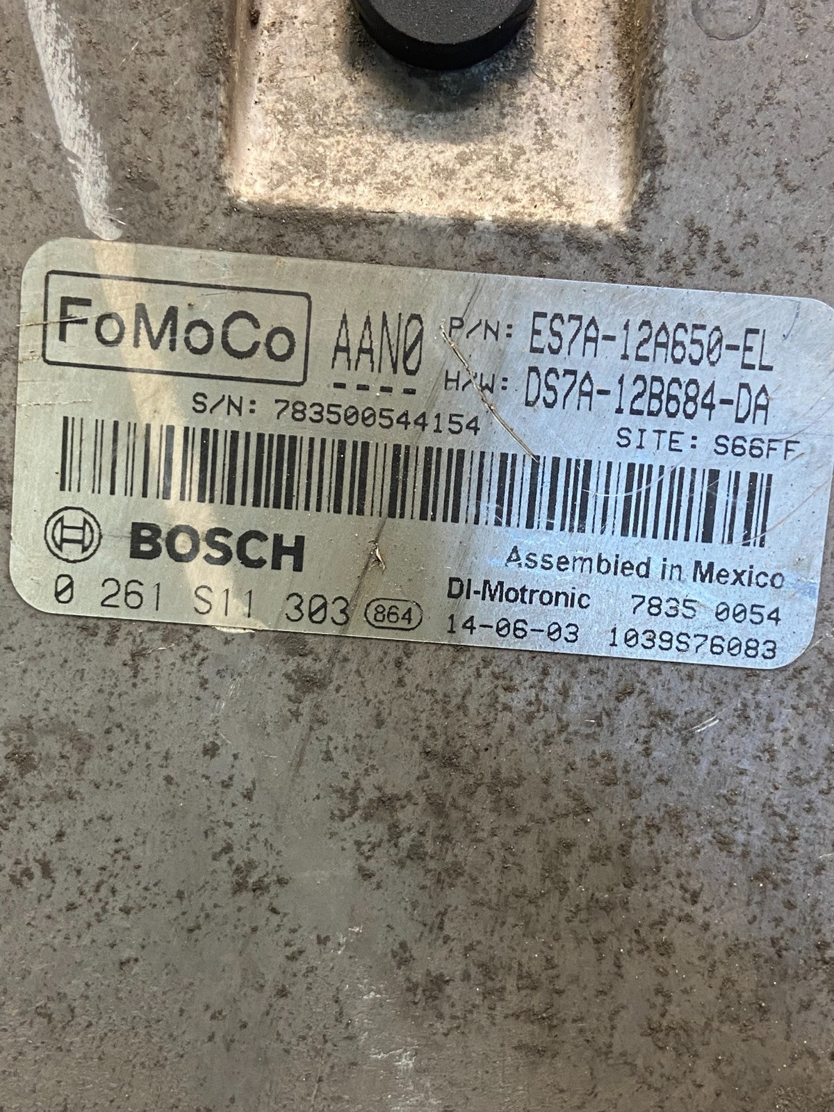 2014 2015 2016 Ford Fusion Engine Control Unit ECU Computer Module af9234 DG2