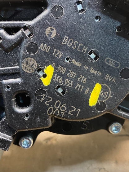2010 to 2014 Volkswagen Golf Rear Windshield Wiper Motor ad9471 DG6
