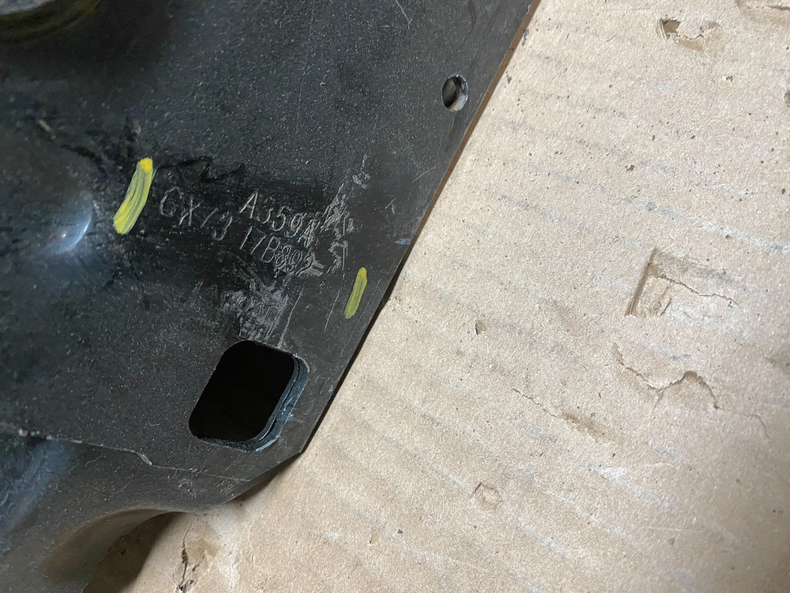 2017 - 2020 Jaguar F-Pace Rear Bumper Beam Reinforcement OEM w5768 DG9