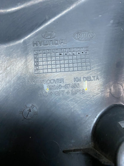 2008 - 2010 Hyundai Tucson Kia Sportage Engine Motor Cover G8185 R8